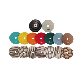 Polierpad / Schleifpad T200 Trockenschliff - Set