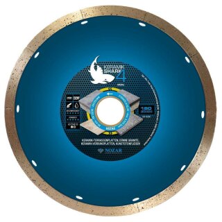 Nozar Diamanttrennscheibe Keramik Shark 4 - Ø 250 mm / 25,4 mm Bohrung