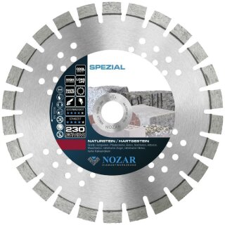 Nozar Diamanttrennscheibe Spezial - Ø 125 mm, 22,23 mm Bohrung