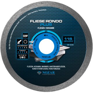 Nozar Diamanttrennscheibe Fliese Rondo Plus