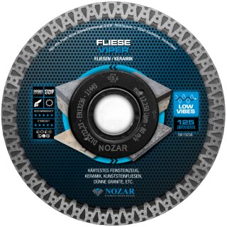 Nozar Diamanttrennscheibe Fliese Viper - Ø 125 mm