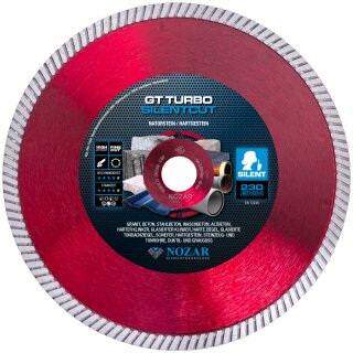 Nozar Diamanttrennscheibe GT Turbo Silentcut - Ø 230 mm