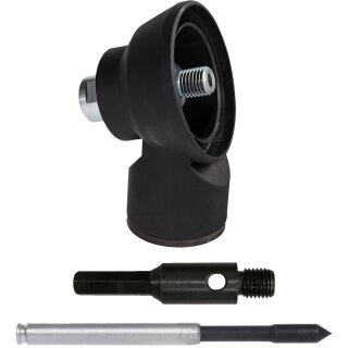 Dosensenker Staubabsaugung 6-Kant inkl. 130 mm Zentrierspitze