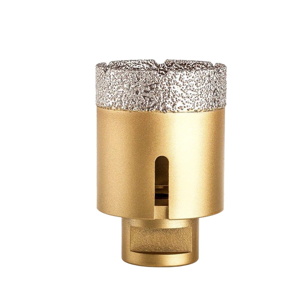 wefaru Premium Diamant Fliesenbohrer, Fliesenbohrkrone Ø 60 mm, 50 mm Bohrtiefe, M14 Innengewinde für Fliesen, Feinsteinzeug, Keramik, dünne Granite,