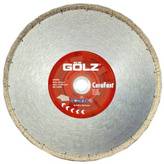 GÖLZ Diamanttrennscheibe CeraFast Ø 200 mm, 25,4 mm Bohrung