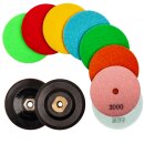 Diamant Schleifpad Set DSP Trockenschliff - Körnung... Diamant Schleifpad Set DSP Trockenschliff - Körnung...