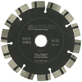 Diamanttrennscheibe SKT 12 - Ø 150 mm, 22,2 mm Bohrung