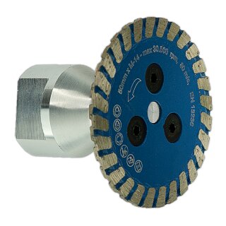Diamanttrennscheibe M14 Mini Turbo - Ø 50 mm