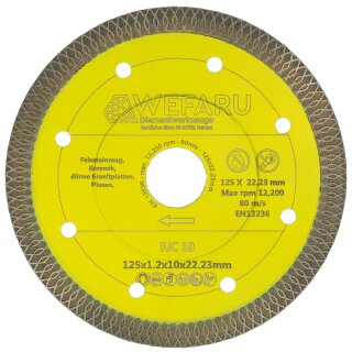 Diamanttrennscheibe FJC 10 - Ø 125 mm