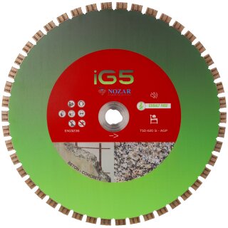 Diamanttrennscheibe iG5 TSD Silentcut Ø 420 mm für AGP VacuCut SV420