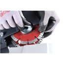 AGP Mauerschlitzfräse CG125 – Testset mit 5 Diamantscheiben (Ø 125 mm, je 2 Stück)