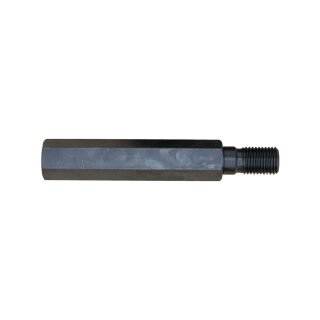 Bohrkronen-Verlängerung 1 1/4" Stahl - 100 mm Nutzlänge