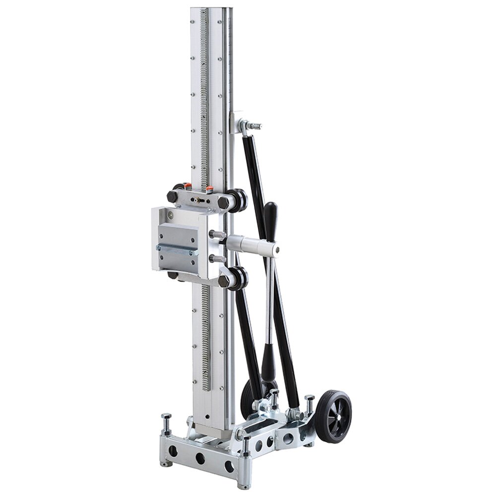 AGP Kernbohrständer S500, Bohrbereich bis Ø 500 mm, 690 mm Schlittenvorschubweg, 45 Grad max. Neigungsgrad
