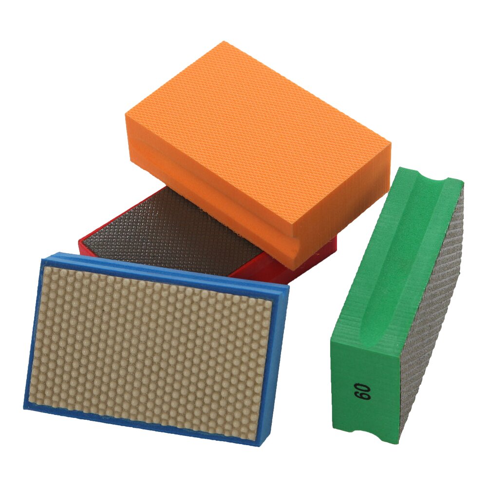 wefaru Diamant-Handschleifpad Körnung wählbar 60 - 7000 für Naturstein, Feisnteinzeug, etc.