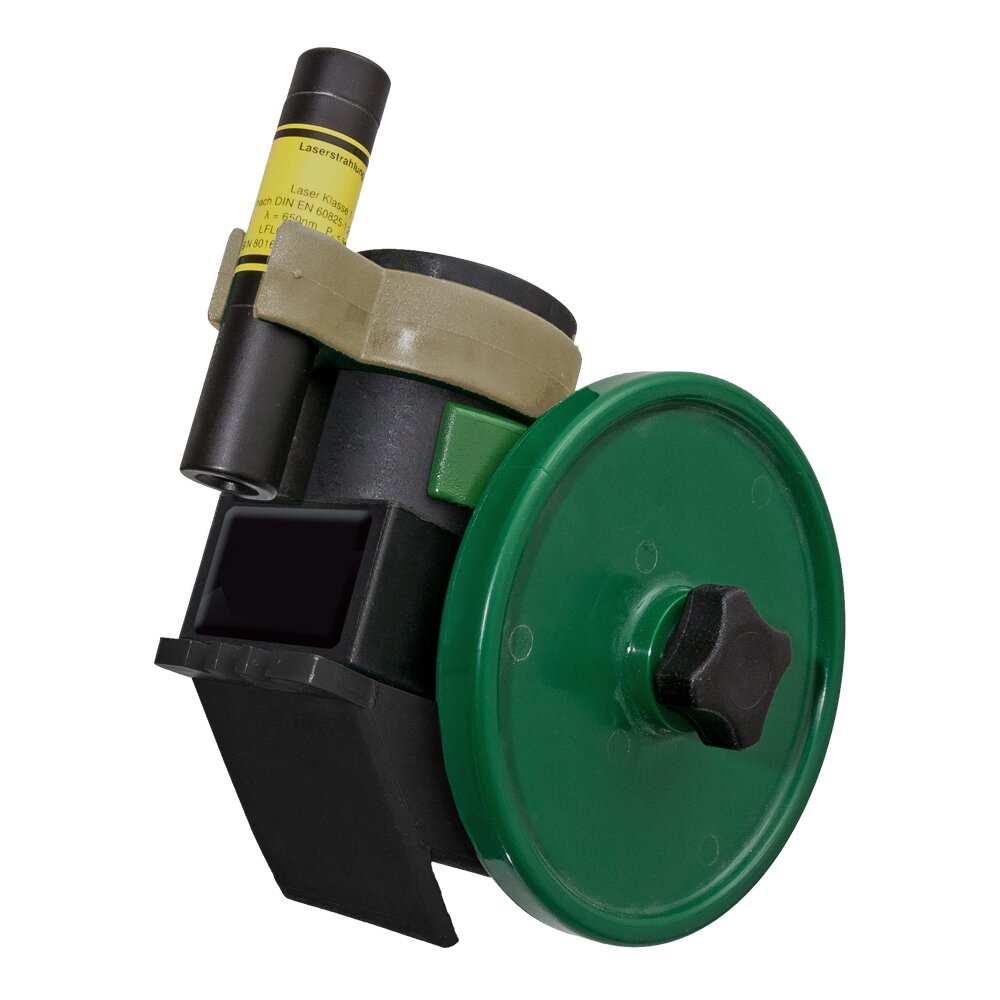 Universal Absaughaube mit Stützrad & Laser für Winkelschleifer
