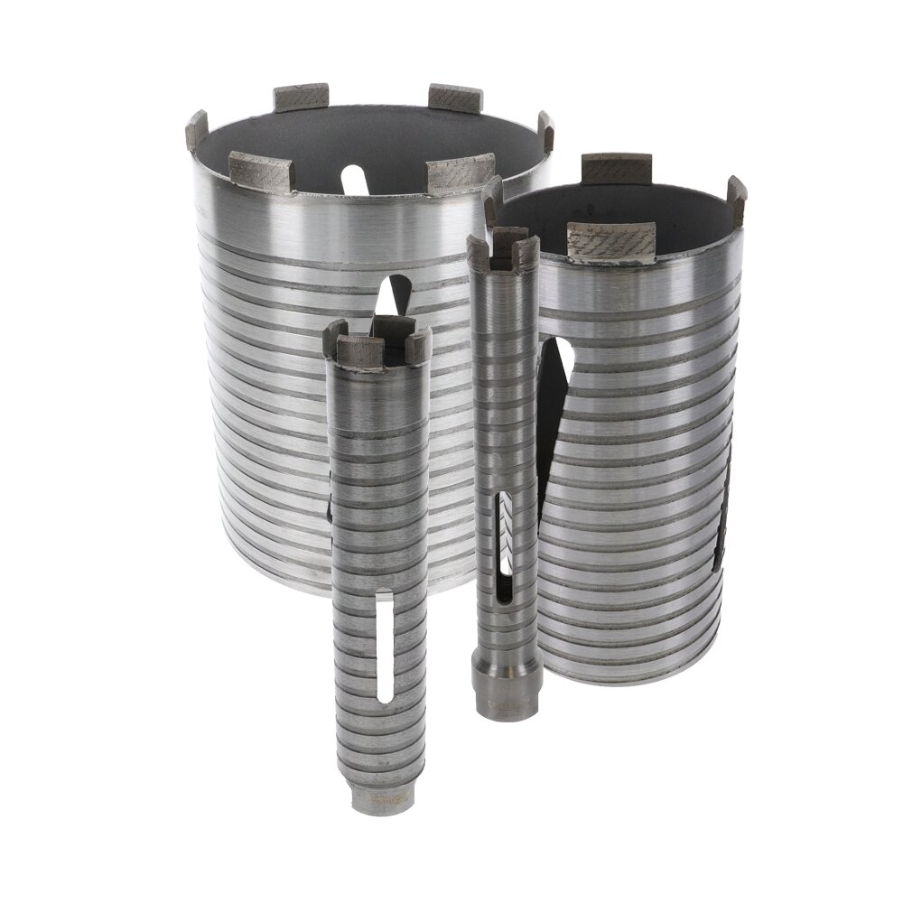 2,5 Zoll Trockenkernbohrer – 254 Mm Bohrtiefe, Mit SDS-Plus & 3/8" Adapter, Für Beton & Mauerwerk