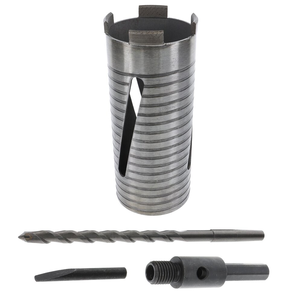 Diamant-Trockenbohrkrone Ø 72 mm / 6-Kant / 150 mm Bohrtiefe für Beton & Mauerwerk (auch mit Softschlag)