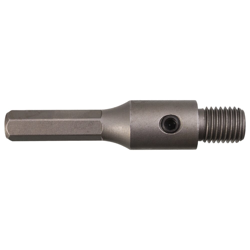 Adapter 6-Kant - M16 außen mit Schraube