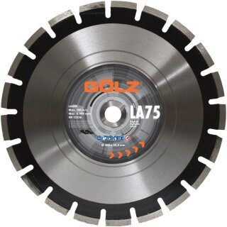 GÖLZ Diamanttrennscheibe LA75 Ø 400 mm / 20,0 mm Bohrung